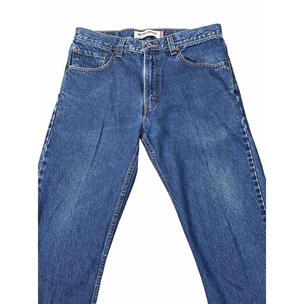 Levi’s 505 Regular Fit Straight Leg Blue Denim Jeans Men’s 34x30 Year 2009 Levis - Picture 2 of 15